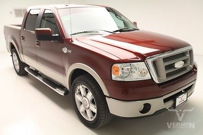 Ford : F-150 King Ranch Crew Cab 2WD 2007 leather heated mp 3 auxiliary trailer hitch v 8 efi we finance 98 k miles