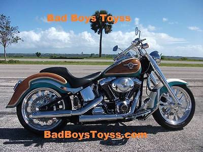 Harley-Davidson : Softail 2005 harley davidson flstf hang loose woody hd fatboy fattire florida