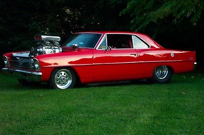 Chevrolet : Nova 1966 chevy 2 super sport pro street car for sale