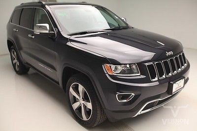 Jeep : Grand Cherokee Limited 4x4 2014 tan leather sunroof satellite v 6 flex used preowned we finance 21 k miles