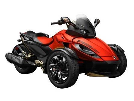 2016 Can-Am Spyder® RS-S SM5 Magma Red / Steel Black Metallic