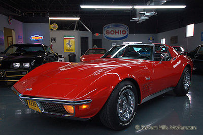Chevrolet : Corvette #'s Match BEAUTIFUL CONDITION, Red/Black, A/C, PS, PB, Auto, Looks Great & AWESOME DRIVER