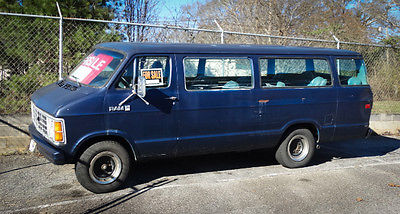 Dodge : Other Base Standard Passenger Van 3-Door 1985 dodge b 350 base standard passenger van 3 door 5.9 l