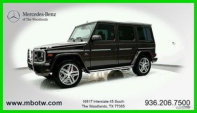 Mercedes-Benz : G-Class G63 AMG Certified 2015 g 63 amg used certified turbo 5.5 l v 8 32 v automatic 4 maticâ suv moonroof
