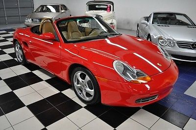 Porsche : Boxster ONLY 47,460 MILES! ONE OWNER! CARFAX CERTIFIED! ONE OWNER - CLEAN CARFAX - AMAZING CONDITION - LIPSTICK RED!!!