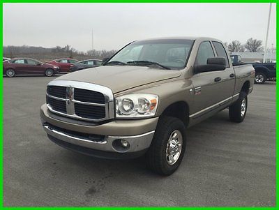 Dodge : Ram 2500 ST Used 07 Dodge Ram 2500 SLT Turbo 6.7L I6 Auto 4x4 Pickup Truck Quad Cab Tan