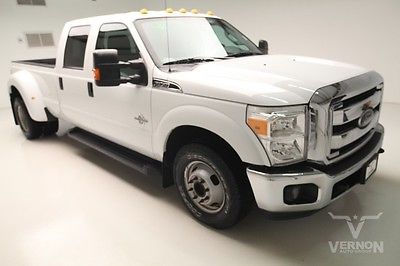 Ford : F-350 XLT Crew Cab 2WD 2012 gray cloth mp 3 auxiliary reverse sensing v 8 diesel we finance 49 k miles
