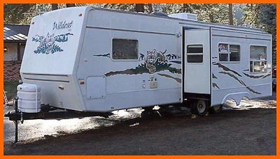 2004 Forest River Wildcat 29BHS 31' Travel Trailer Slide Out Skylight MONTANA