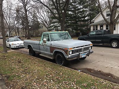 Ford : F-250 Ranger XLT Camper Special 1977 ford f 250 ranger xlt camper special pickup truck