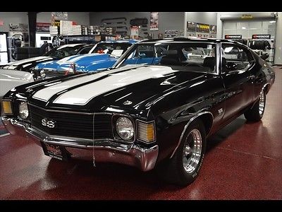Chevrolet : Chevelle NUMBERS CAR! ORIGINAL BLACK! 4spd ls5 loaded with factory options
