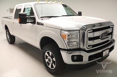 Ford : F-250 Lariat Crew Cab 4x4 2016 navigation leather heated cooled trailer tow package v 8 gas