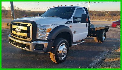 Ford : Other XL 2011 ford f 550 flat bed cab chassis xl 6.7 l v 8 4 wd diesel
