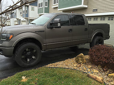Ford : F-150 Platinum FORD F-150 platinum crew  MATTE GREY STEALTH WRAP 1 OF 1 WARRANTY TO 125K MILES