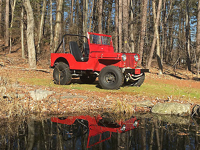 Willys : CJ2A 2 Door Jeep 1947 willys cj 2 a sbc v 8 4 x 4 like cj 3 cj 4 cj 5