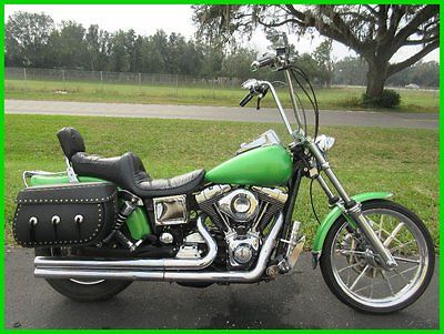 Harley-Davidson : Other 2000 harley davidson wide glide twin cam custom wheel custom paint sweet