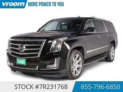 Cadillac : Escalade Premium Certified 2015 15K MILES NAV 1 OWNER 2015 cadillac escalade 15 k miles nav sunroof rear ent bose 1 owner clean carfax