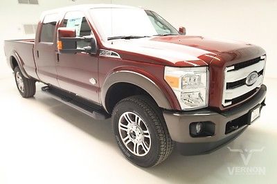 Ford : F-350 King Ranch Crew Cab 4x4 Longbed 2016 navigation 20 s aluminum leather heated cooled v 8 diesel vernon auto group