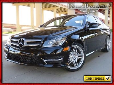 Mercedes-Benz : C-Class Coupe | AMG Wheels | Msrp $40,815 2013 mercedes benz c 250 c rear deck spoiler coupe amg wheels