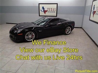 Chevrolet : Corvette Z06 7.0 Liter 6 Speed Heads Up Leather Heated Seats 08 corvette z 06 6 speed 7.0 l v 8 505 hp heated seats heads up we finance texas