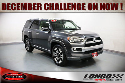 Toyota : 4Runner RWD 4dr V6 Limited RWD 4dr V6 Limited Low Miles SUV Automatic Gasoline 4.0L V6 Cyl Magnetic Gray Me