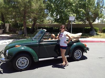 Volkswagen : Beetle - Classic Green/Tan 1978 volkswagen beetle classic superbeetle