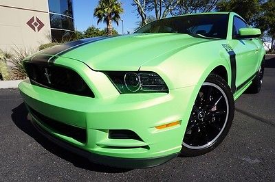 Ford : Mustang 13 Mustang Boss 302 V8 GT Clean CarFax Low Miles Gotta Have It Green Boss 302  like Laguna Seca GT500 2010 2011 2012 2014 2015