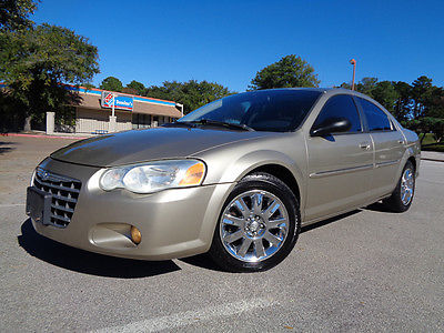 Chrysler : Sebring Limited 04 chrys sebring limited leather htd seats pwr roof chrome rims super clean