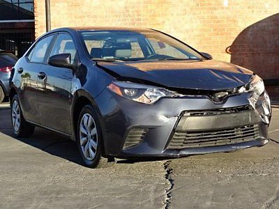 Toyota : Corolla LE 2014 toyota corolla le damaged repairable economical low miles export welcome