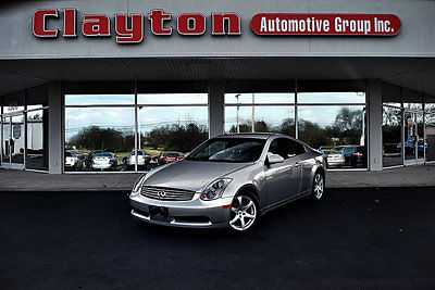 Infiniti : G35 2dr Coupe Automatic w/Leather 2004 infiniti g 35 coupe 3.5 l v 6 automatic clean carfax new tires only 71 k miles