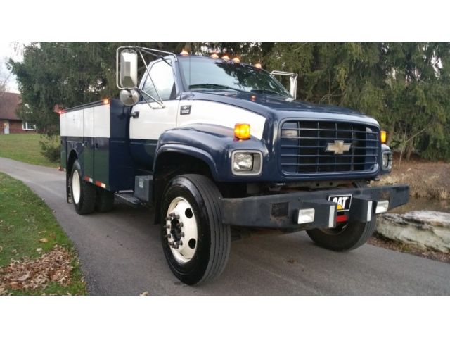 Chevrolet : Other C7500 C7500-3126 CAT Diesel-Utility-Very Clean Truck-Low Miles-Ready To Work-11' Bed