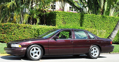 Chevrolet : Impala 4dr Sedan 1996 impala ss only 50 000 original miles best color amazing condition