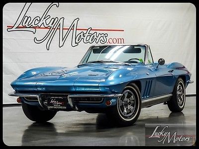 Chevrolet : Corvette Convertible Numbers Matching 1966 chevrolet corvette sting ray convertible numbers matching