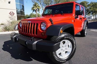 Jeep : Wrangler 11 Unlimited 4WD Sport 4-Door 4x4 ONLY 17k MILES Red Wrangler 4WD Sport 2 Owner AZ Car Clean CarFax like 2009 2010 2012 2013 2014
