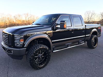 Ford : F-350 FX4 2008 ford f 350 diesel fx 4 crew cab leather new lift wheels tires fully deleted