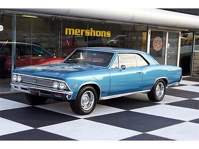 Chevrolet : Chevelle 1966 chevelle ss big block 4 speed marina blue excellent road manners