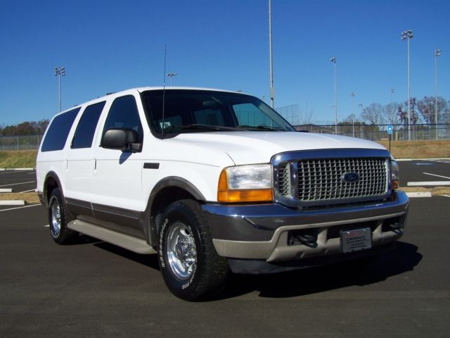 Ford : Excursion LIMITED 80K CLEAN HARD TO FIND TURN KEY RV HAULER ULTRA-NICE-SOLID-CA-WAGON-LEATHER-3RD-SEAT-2WD-6.8L-V10-GAS-NON-7.3L-DIESEL-RIG