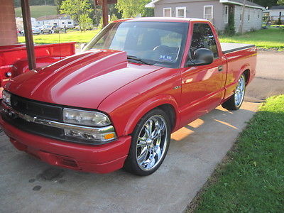 Chevrolet : S-10 SHORT WIDE BED 1998 chevy s 10 short wide bed 350 auto disc brake rear sell or trade