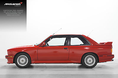 BMW : M3 Base Coupe 2-Door 1990 bmw m 3 e 30 brilliant red mint