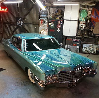 Cadillac : DeVille sedan 1970 cadillac deville custom air bagged custom paint one of a kind hot rod