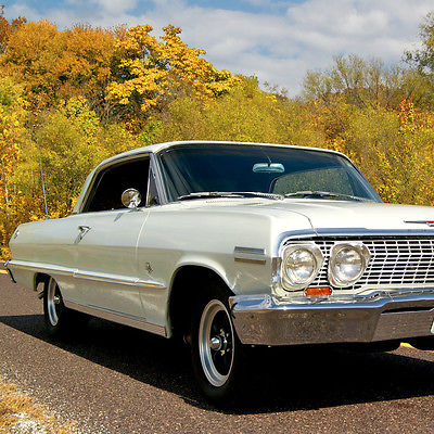 Chevrolet : Impala 409 1963 chevrolet impala 409 v 8 4 speed manual trans power steering restored car