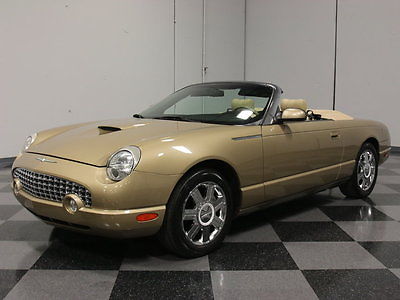 Ford : Thunderbird 50th Ann. RARE 50TH ANNY. T-BIRD, 19,349 ACTUAL MILES, COLLECTOR OWNED, TRI-COAT CASHMERE