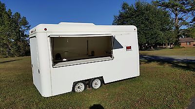 Pre-owned 14-Ft. Concession Trailer by Fibre Trailers