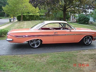 Chevrolet : Impala 1961 impala bubble top pro touring show car custom wheels tires new interior