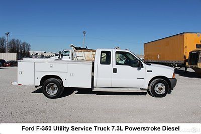 Ford : F-350 XL Ford F-350 Ext Cab Utility Service mechanics Truck XL Used Turbo 7.3L V8 Diesel