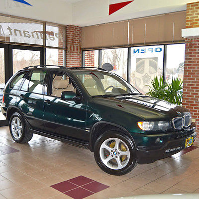 BMW : X5 3.0i Sport ULTRA RARE 5 SPEED MANUAL TRANS Sport Pack OXFORD GREEN Anthracite Headliner