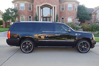 Cadillac : Escalade Platinum ESV 2008 platinum escalade esv awd w custom asanti wheels
