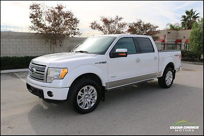 Ford : F-150 Platinum BUY IT NOW: 2012 FORD F150 PLATINUM 4x4 CREW CAB - FULLY LOADED - V6 TURBO
