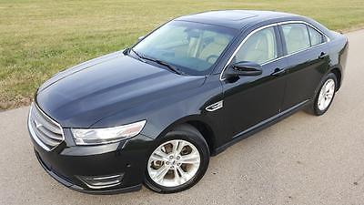 Ford : Taurus SEL 18 k miles tuxedo black tan leather loaded beautiful