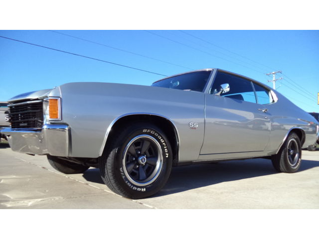 Chevrolet : Chevelle SS 1972 chevy chevelle ss clone 454 4 speed 12 bolt frame off restored