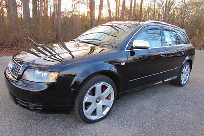 Audi : S4 Avant S4 69K MILES BLACK GORGEOUS VERY RARE BEST D 2005 audi s 4 wagon clean car fax 69 k miles gorgeous we finance best deal